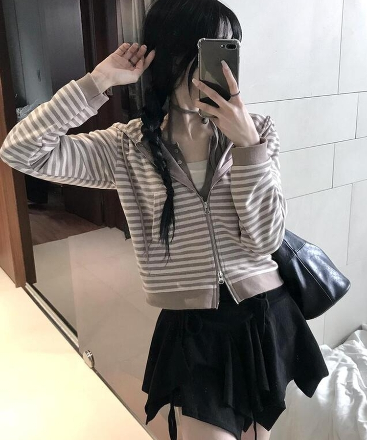 アンバランスシャーリングスカート BLACK