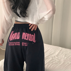 トレーニングパンツ バックポイントワイドトレーニングパンツ NAVY