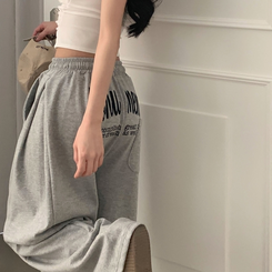 トレーニングパンツ バックポイントワイドトレーニングパンツ GREY