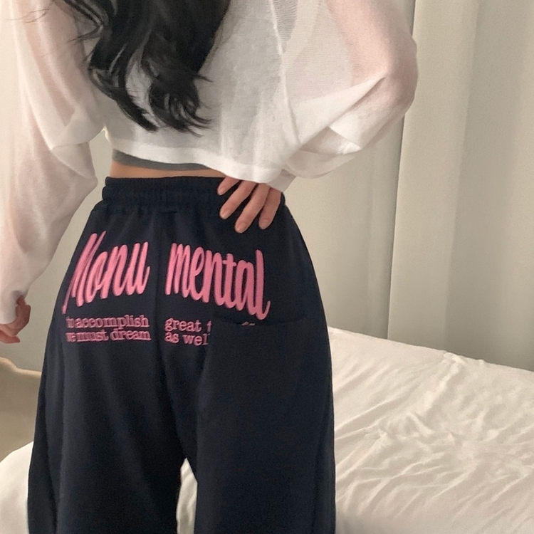 バックポイントワイドトレーニングパンツ NAVY