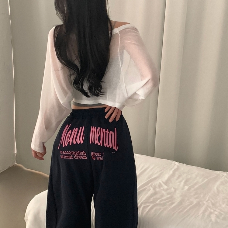 バックポイントワイドトレーニングパンツ NAVY