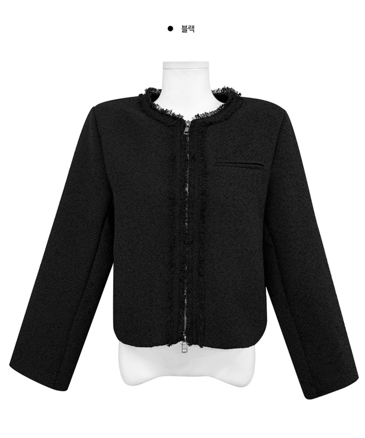 タッセルツイードジャケット