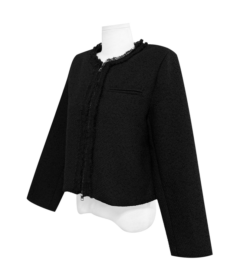 タッセルツイードジャケット