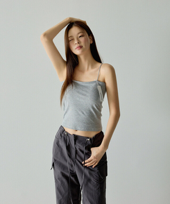 ノースリーブ 【カップ付き】ベーシックキャミソール(5color) MELANGE