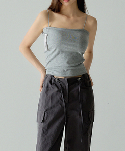 ノースリーブ 【カップ付き】ベーシックキャミソール(5color) MELANGE