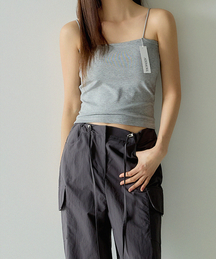 【カップ付き】ベーシックキャミソール(5color) MELANGE