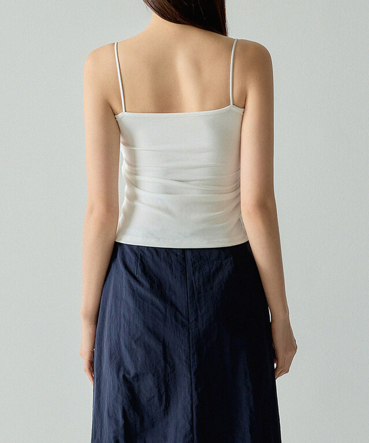 【カップ付き】ベーシックキャミソール(5color) IVORY