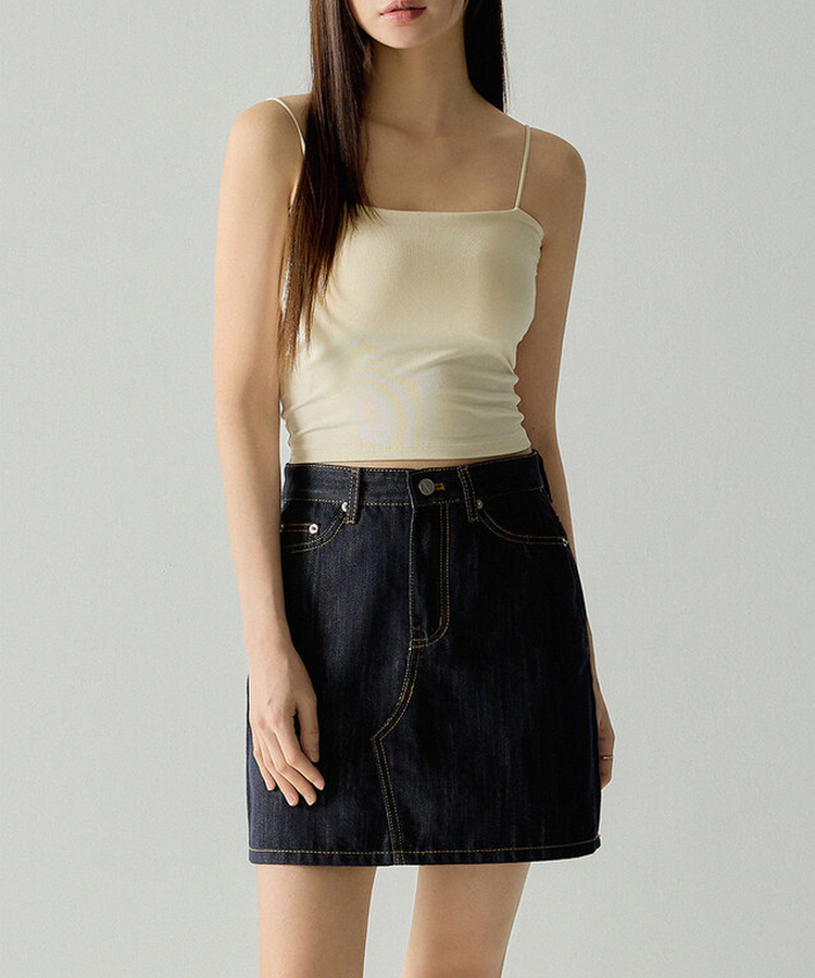 【カップ付き】ベーシックキャミソール(5color) CREAM