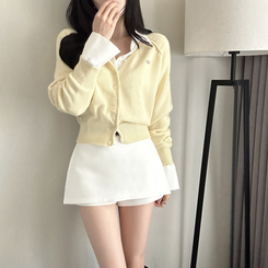 シルバーペンダントカーディガン(6color) YELLOW