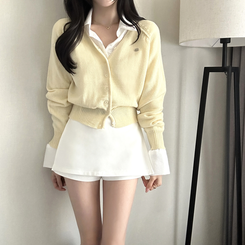 シルバーペンダントカーディガン(6color) YELLOW