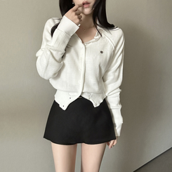 シルバーペンダントカーディガン(6color) IVORY