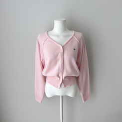 シルバーペンダントカーディガン(6color)