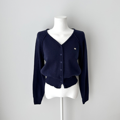 シルバーペンダントカーディガン(6color)