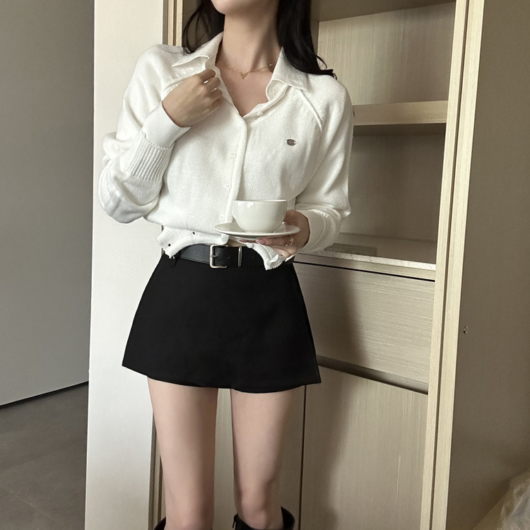 シルバーペンダントカーディガン(6color) IVORY