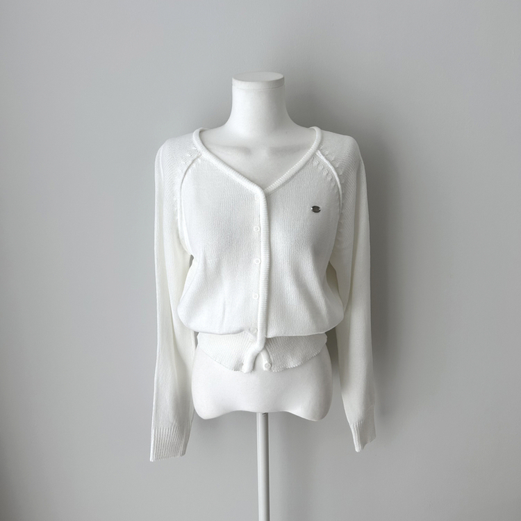 シルバーペンダントカーディガン(6color)