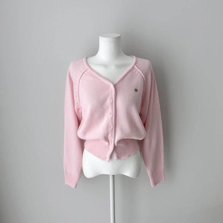 シルバーペンダントカーディガン(6color)