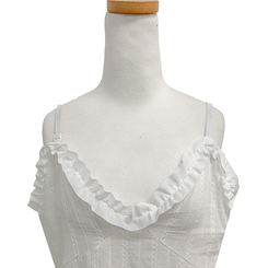 フリルビスチェミニワンピース