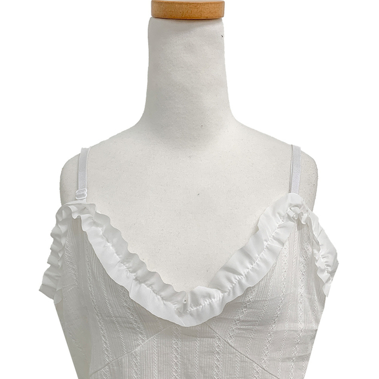 フリルビスチェミニワンピース