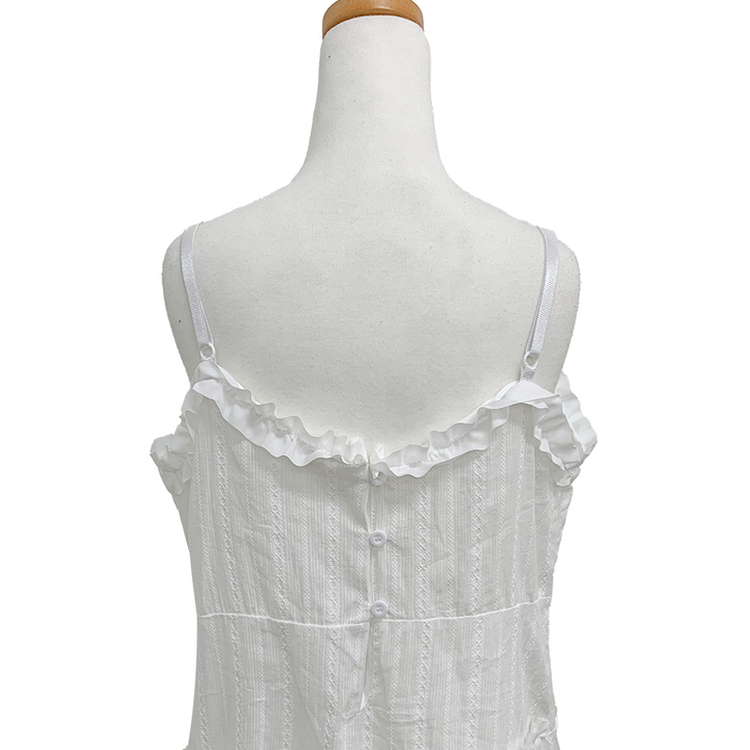 フリルビスチェミニワンピース