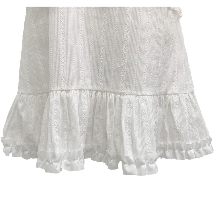 フリルビスチェミニワンピース