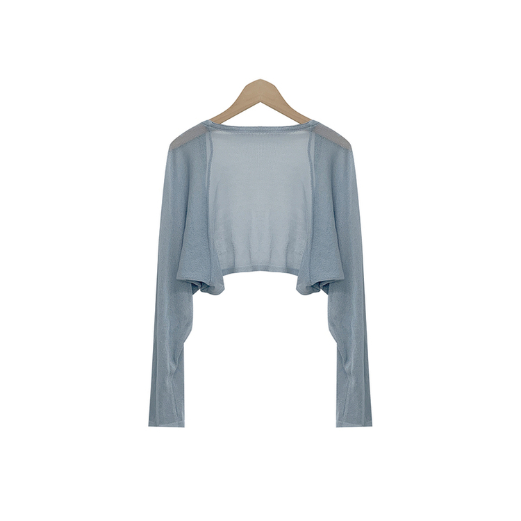 シースルークロップボレロカーディガン(6color)