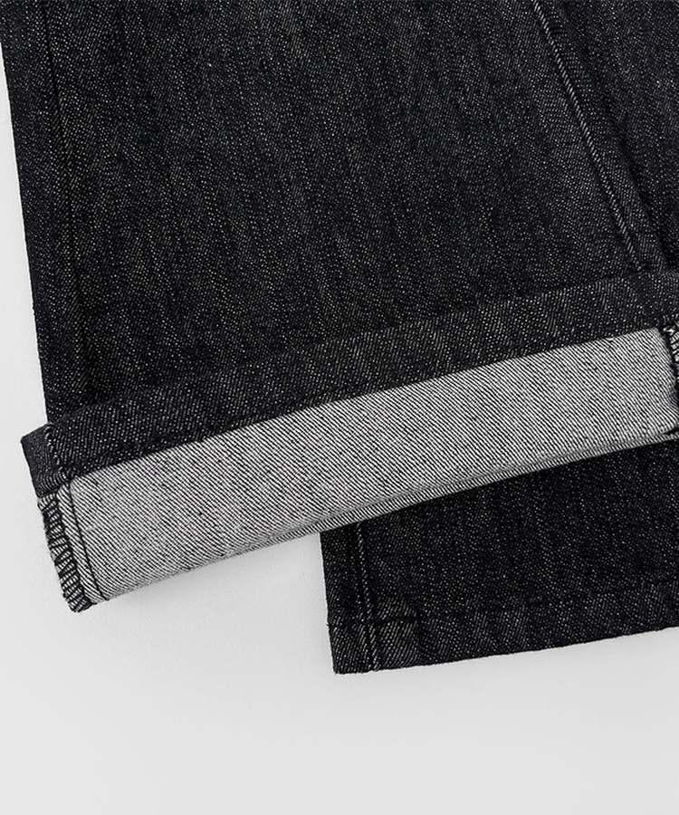 2XL폭넓은 컬러 생지 면 데님 슬림 세미 부츠컷 팬츠