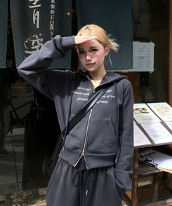 【MADE/数量限定】プレミアムフードジップアップトレーニングセット CHARCOAL