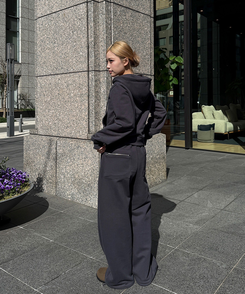 【MADE/数量限定】プレミアムフードジップアップトレーニングセット CHARCOAL