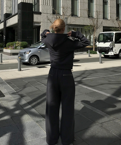 【MADE/数量限定】プレミアムフードジップアップトレーニングセット CHARCOAL