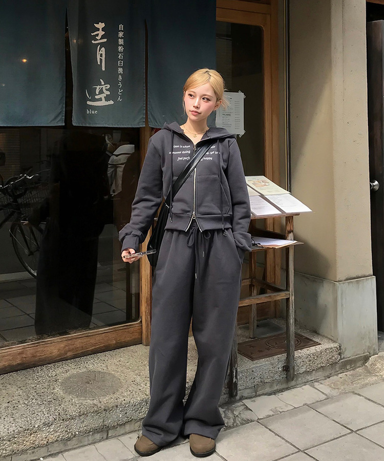 【MADE/数量限定】プレミアムフードジップアップトレーニングセット CHARCOAL