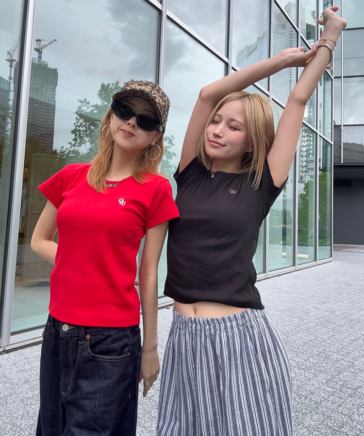 【単独/MADE】形崩れNO！プレミアムブローチ半袖Tシャツ BLACK