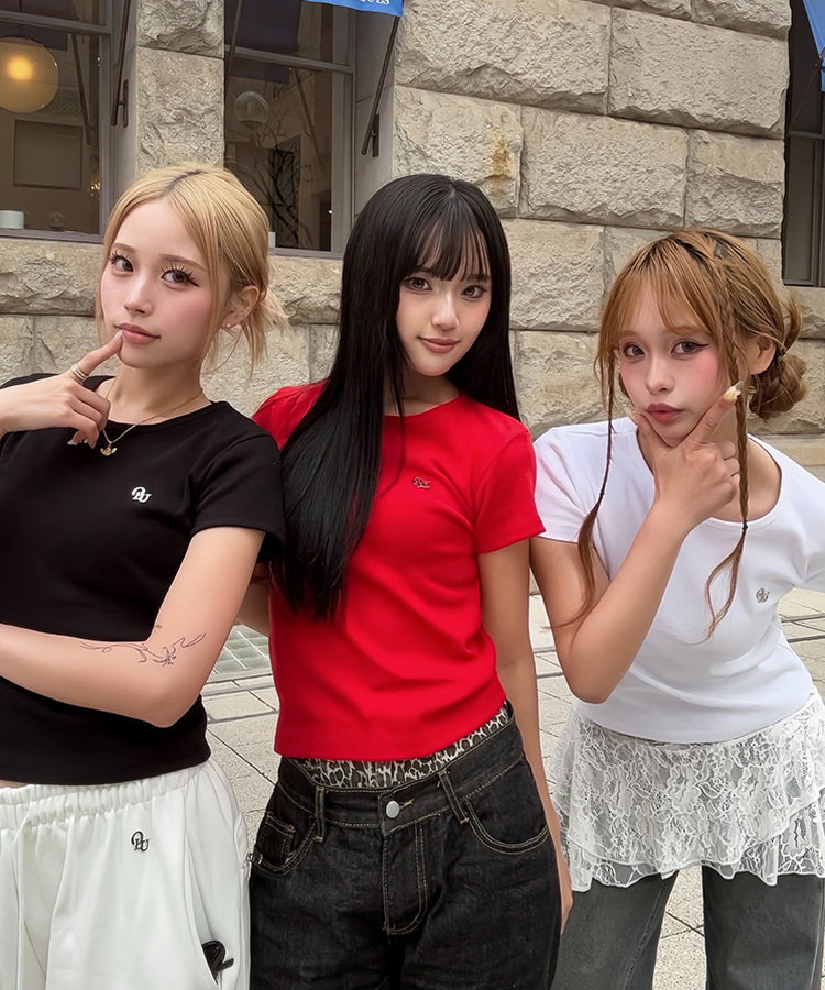 【単独/MADE】形崩れNO！プレミアムブローチ半袖Tシャツ BLACK