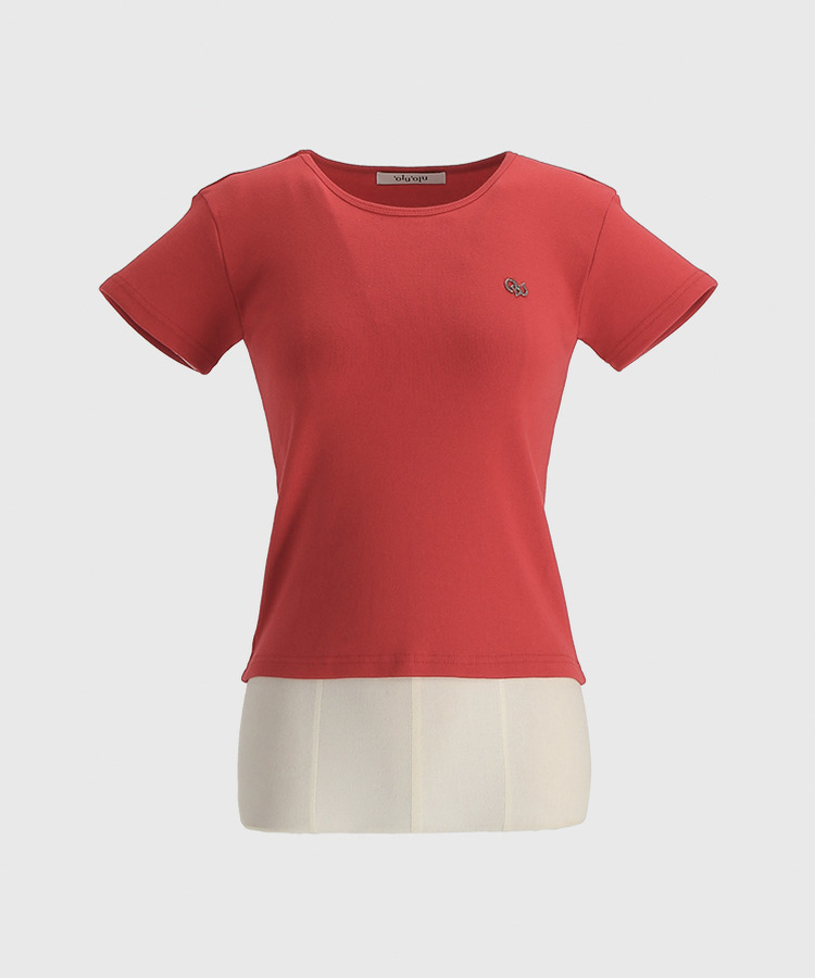 【単独/MADE】形崩れNO！プレミアムブローチ半袖Tシャツ