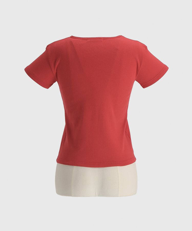 【単独/MADE】形崩れNO！プレミアムブローチ半袖Tシャツ