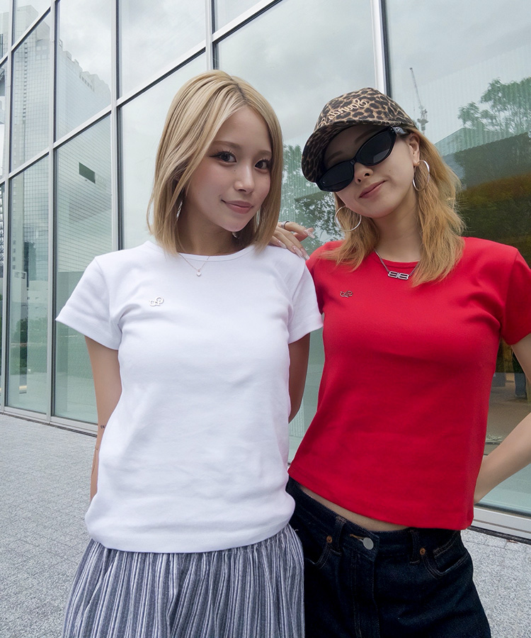 半袖Tシャツ 【単独/MADE】形崩れNO!プレミアムブローチ半袖Tシャツ WHITE