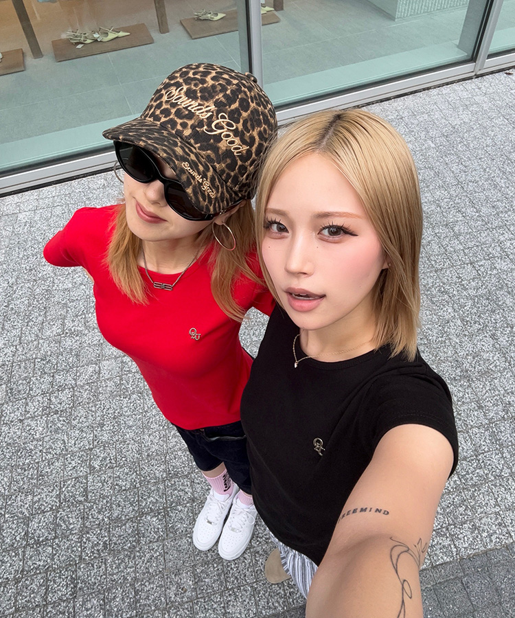 半袖Tシャツ 【単独/MADE】形崩れNO!プレミアムブローチ半袖Tシャツ RED