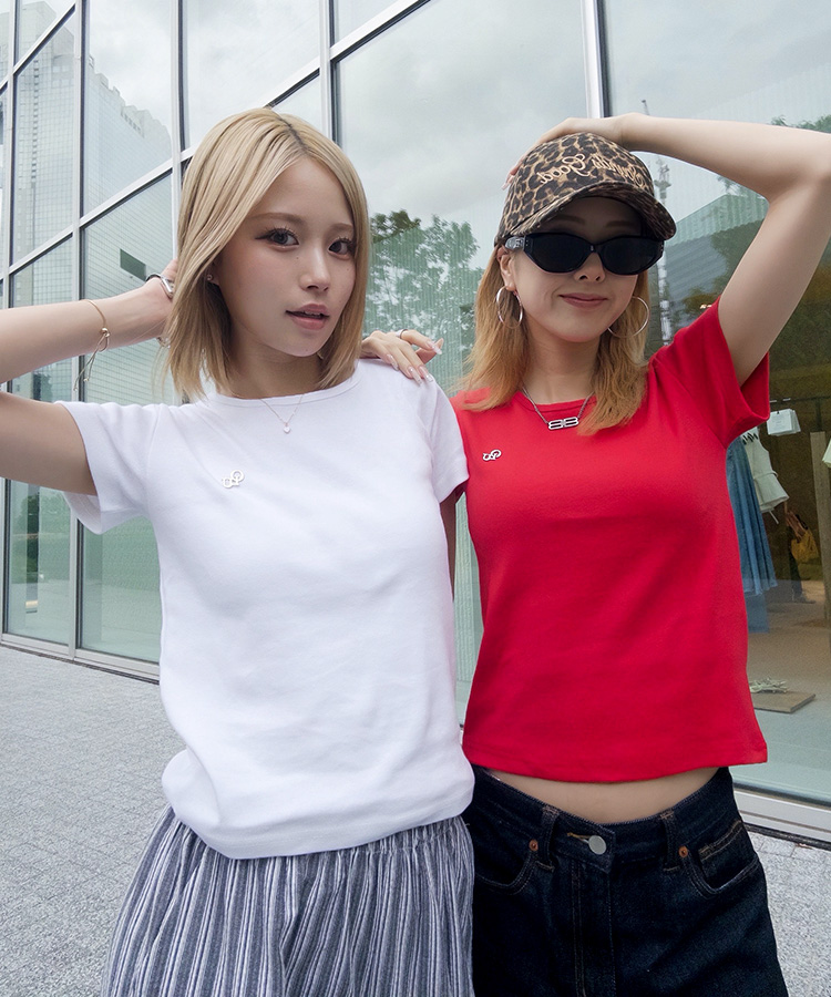 半袖Tシャツ 【単独/MADE】形崩れNO!プレミアムブローチ半袖Tシャツ WHITE