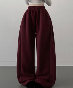 【丈別】サイドスナップトレーニングパンツ BURGUNDY