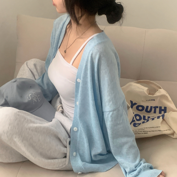 소아 뱀부니트 기본 루즈핏 긴팔 가디건 5color 소라