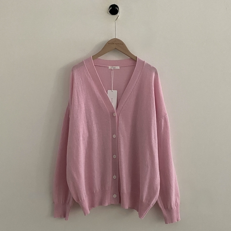 소아 뱀부니트 기본 루즈핏 긴팔 가디건 5color