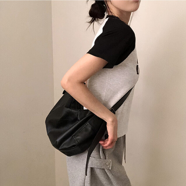 러브스펠 하트 레터링 배색 나그랑 반팔 티셔츠 백멜란지