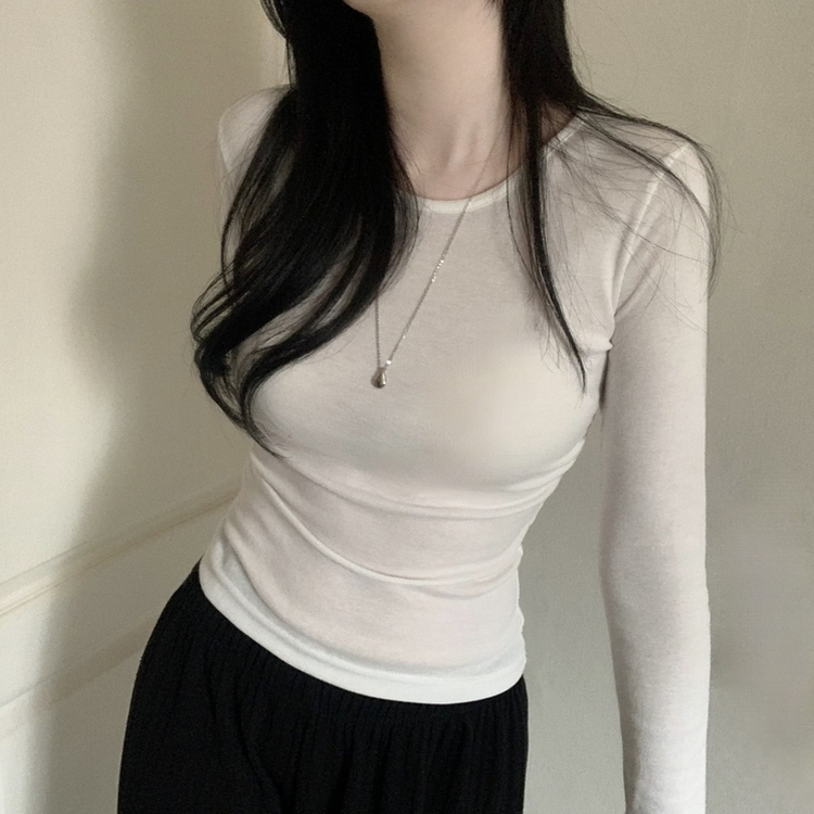 イドシャーリング長袖Tシャツ(6color) IVORY
