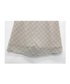 チェックシフォンミニスカート