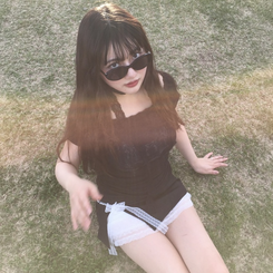 半袖Tシャツ 【+タイ】エンジェルボートネック半袖Tシャツ BLACK