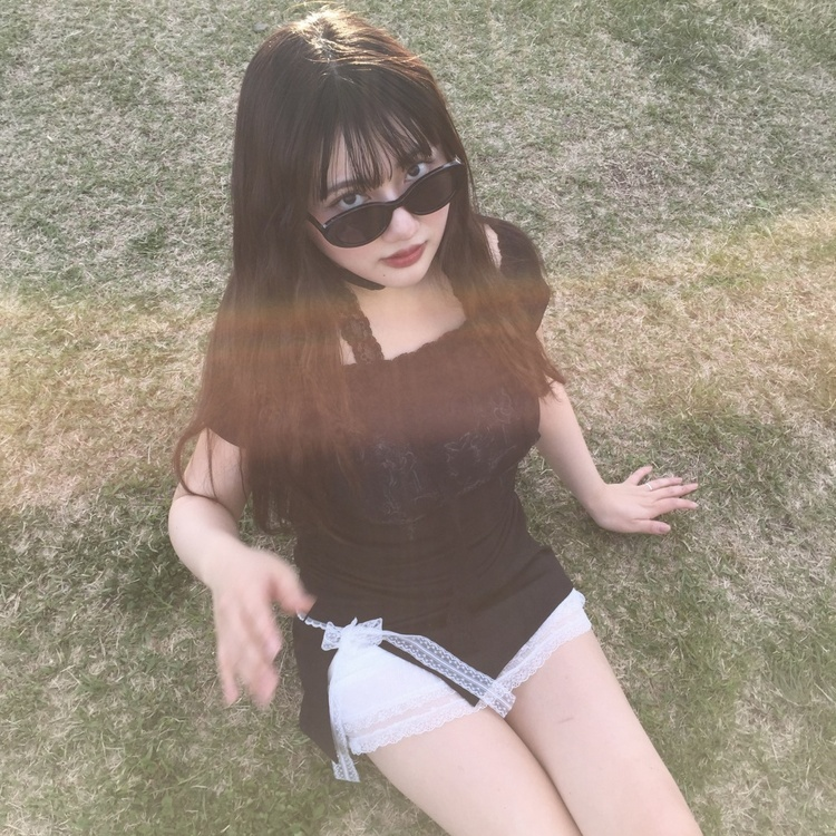 【+タイ】エンジェルボートネック半袖Tシャツ BLACK