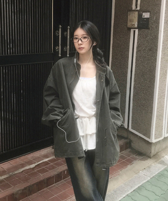 ビンテージサファリジャケットジャンパー KHAKI