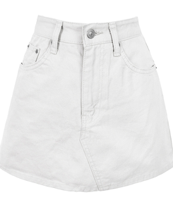 ステッチコットンスカートパンツ