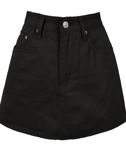 ステッチコットンスカートパンツ