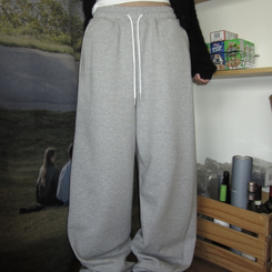 トレーニングパンツ オーバースウェットパンツ GREY