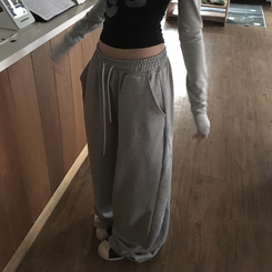 トレーニングパンツ オーバースウェットパンツ GREY